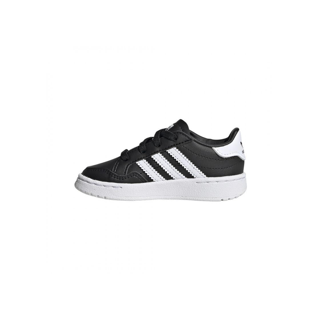 Basket Adidas Originals Team Court - Noir - Bébé - Adidas - The Bradery