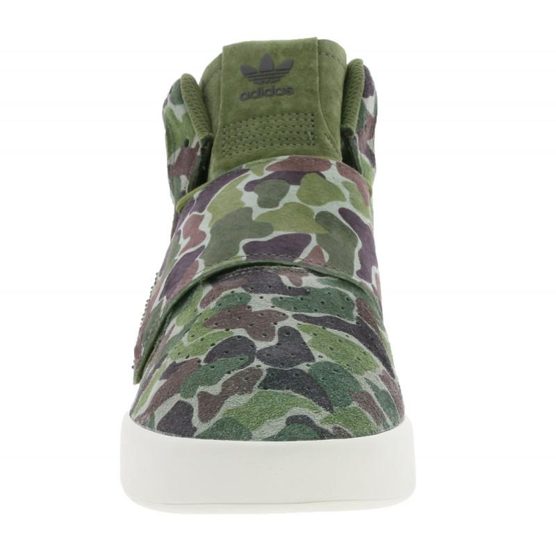 Zapatillas Adidas Originals Tubular Invader Strap - Verde - HOMBRE ZAPATOS Adidas