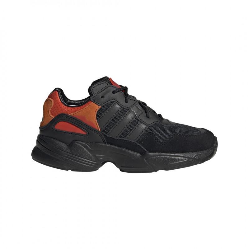 Basket Adidas Originals Yung-96 Cadet - Noir - Enfant CHAUSSURE Adidas