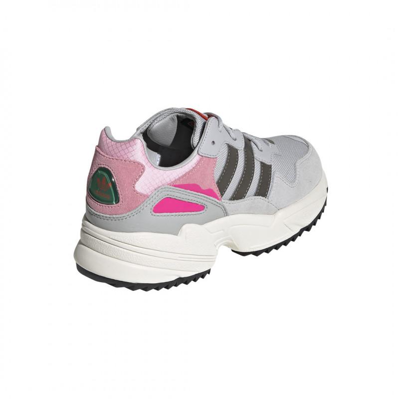 Adidas Originals Yung-96 Gray / Pink Sneakers - Sneakers - Adidas1 - The Bradery