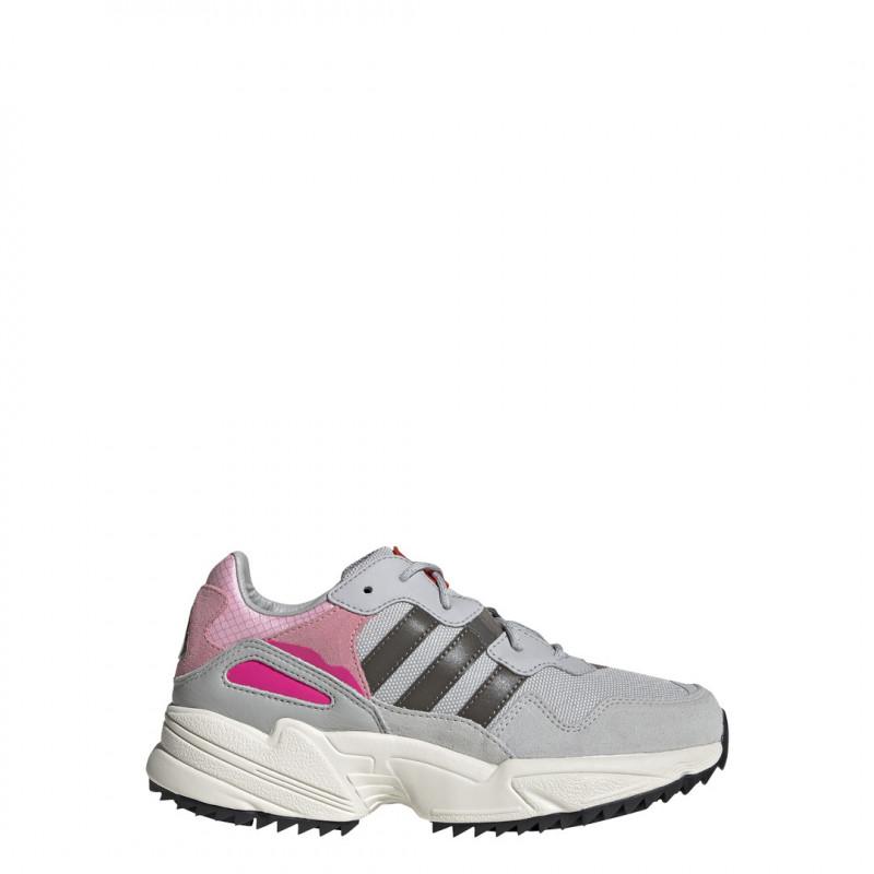 Adidas Originals Yung-96 Gray / Pink Sneakers - Sneakers - Adidas1 - The Bradery