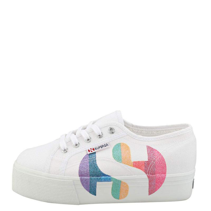 Printed Sneakers - Blanc / Multicolor - Superga - Superga1 - The Bradery