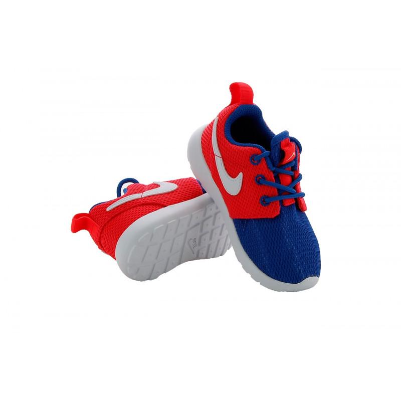 Basket Nike Roshe Run Bã©Bã© (Td) - 645778-404 - Bleu - Enfant NIKE BEBE Nike