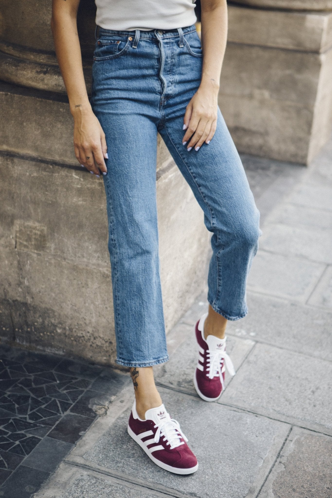 Adidas Originals Gazelle Bordeaux Sneakers - Adidas2 - The Bradery
