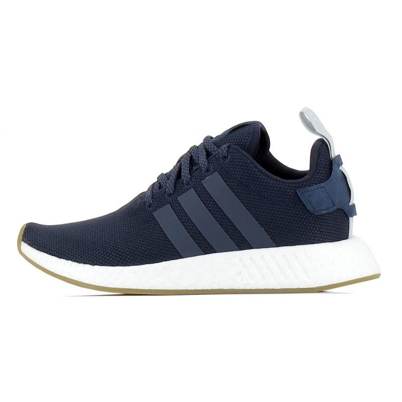 Adidas Originals Nmd R2 Blue / White Sneakers - Men - Adidas - The Bradery
