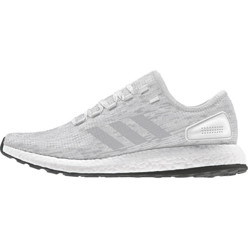 Adidas Originals Pure Boost White / Gray Sneakers - Men - Adidas - The Bradery