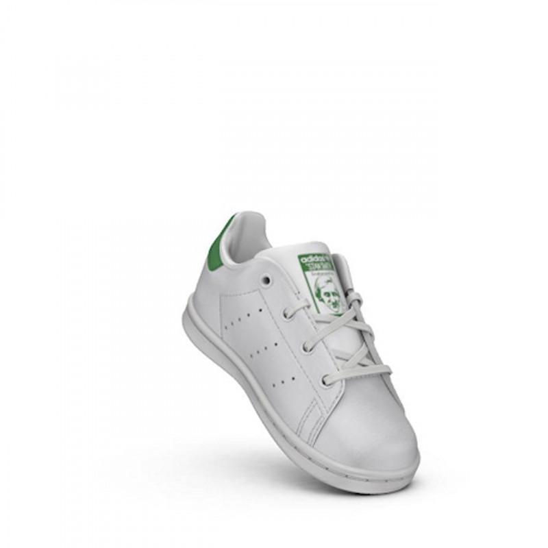 Adidas Originals Stan Smith TD Blanco / Verde Zapatillas - Niños - Adidas1 - The Bradery