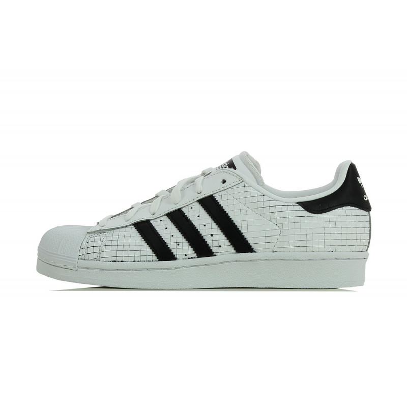 Adidas Originals Superstar White Grid Sneakers - Men - Adidas - The Bradery