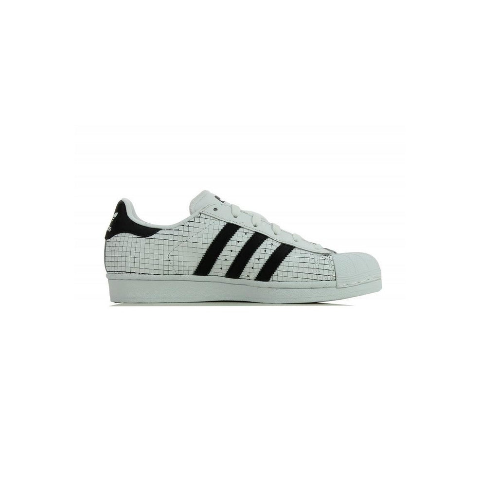 Adidas Originals Superstar White Grid Sneakers - Men - Adidas - The Bradery
