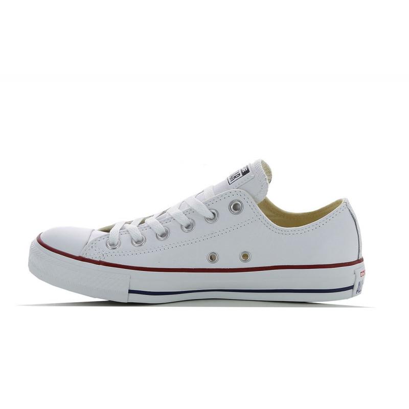 Baskets All Star Leather Ox - Blanc - Mixte - Converse - The Bradery