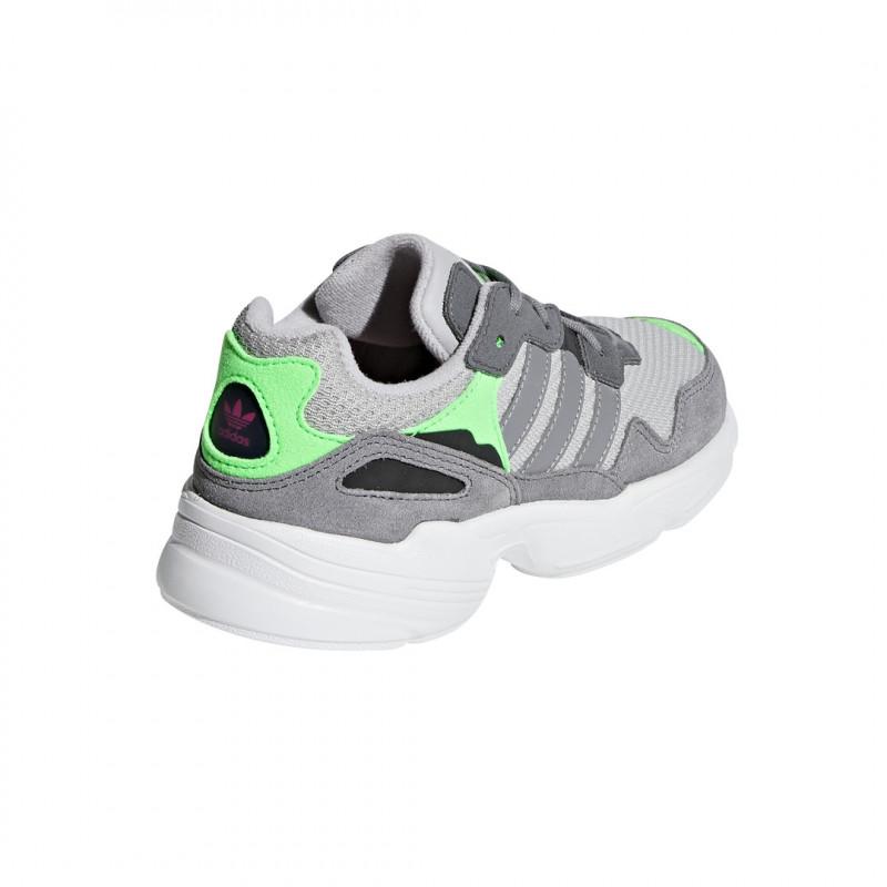 Adidas Originals Yung-96C Cadet Sneakers - Gray - Kids Adidas SHOES