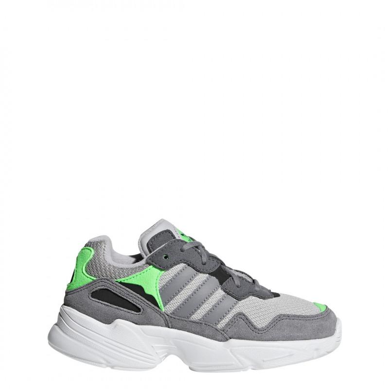 Adidas Originals Yung-96C Cadet Sneakers - Gray - Kids Adidas SHOES
