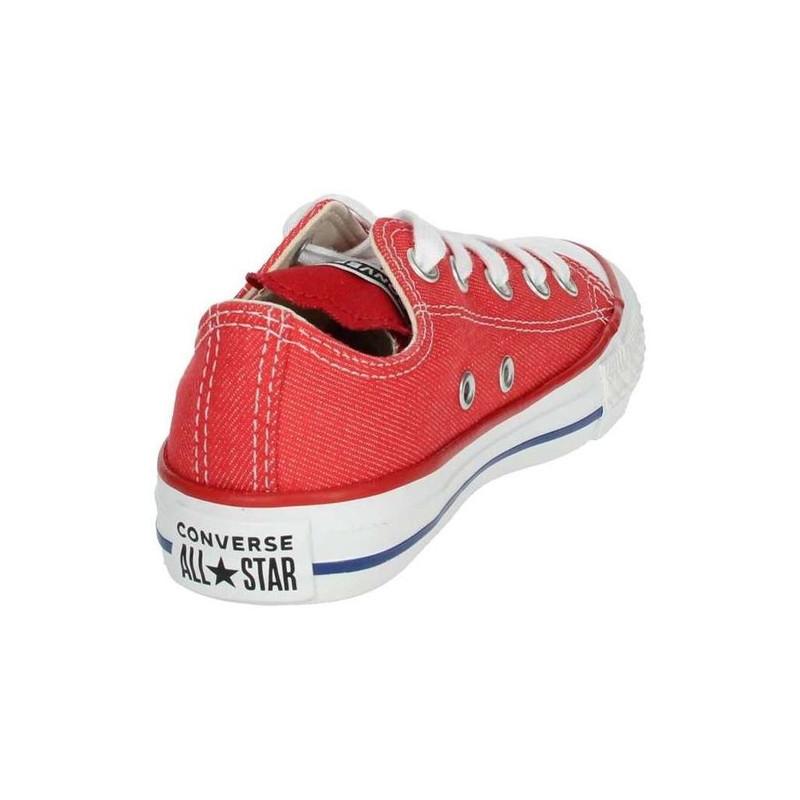 Baskets Canvas Ox Enf - Rouge - Enfant - Converse - The Bradery