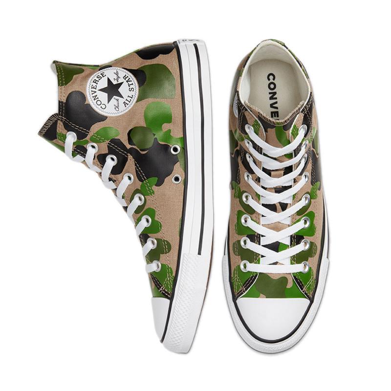 Baskets Chuck Taylor All Star Archival Camo High Top - Noir / Vert / Beige / Blanc - Mixte - Converse - The Bradery