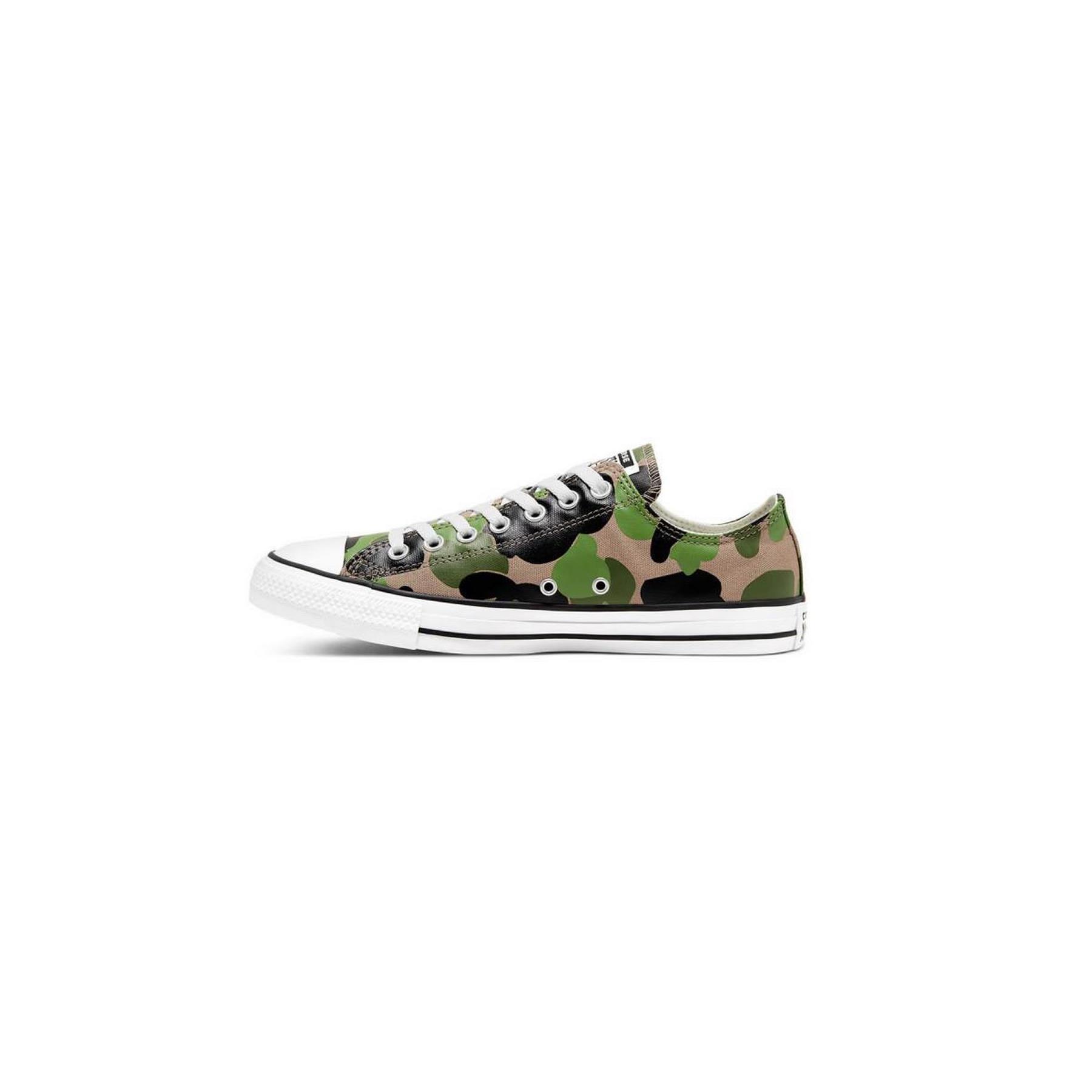 Baskets Chuck Taylor All Star Archival Camo Low Top - Noir / Vert / Beige / Blanc - Mixte - Converse - The Bradery