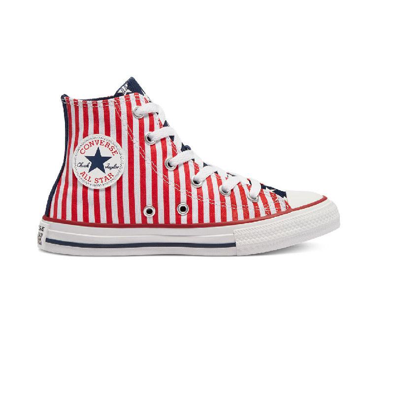 Baskets Chuck Taylor All Star High Top Cadet - Rouge - Enfant - Converse - The Bradery