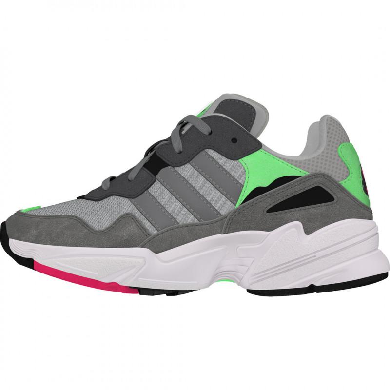Adidas Originals Yung-96 J Zapatillas Gris / Verde - Zapatillas - Adidas1 - The Bradery