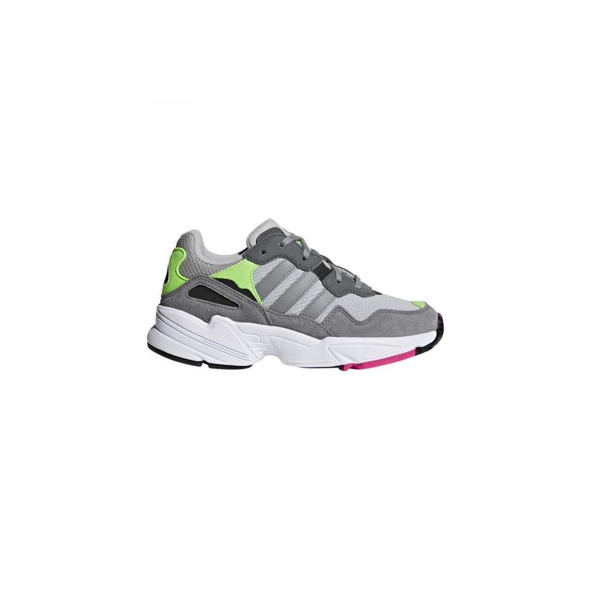Adidas Originals Yung-96 J Zapatillas Gris / Verde - Zapatillas - Adidas1 - The Bradery
