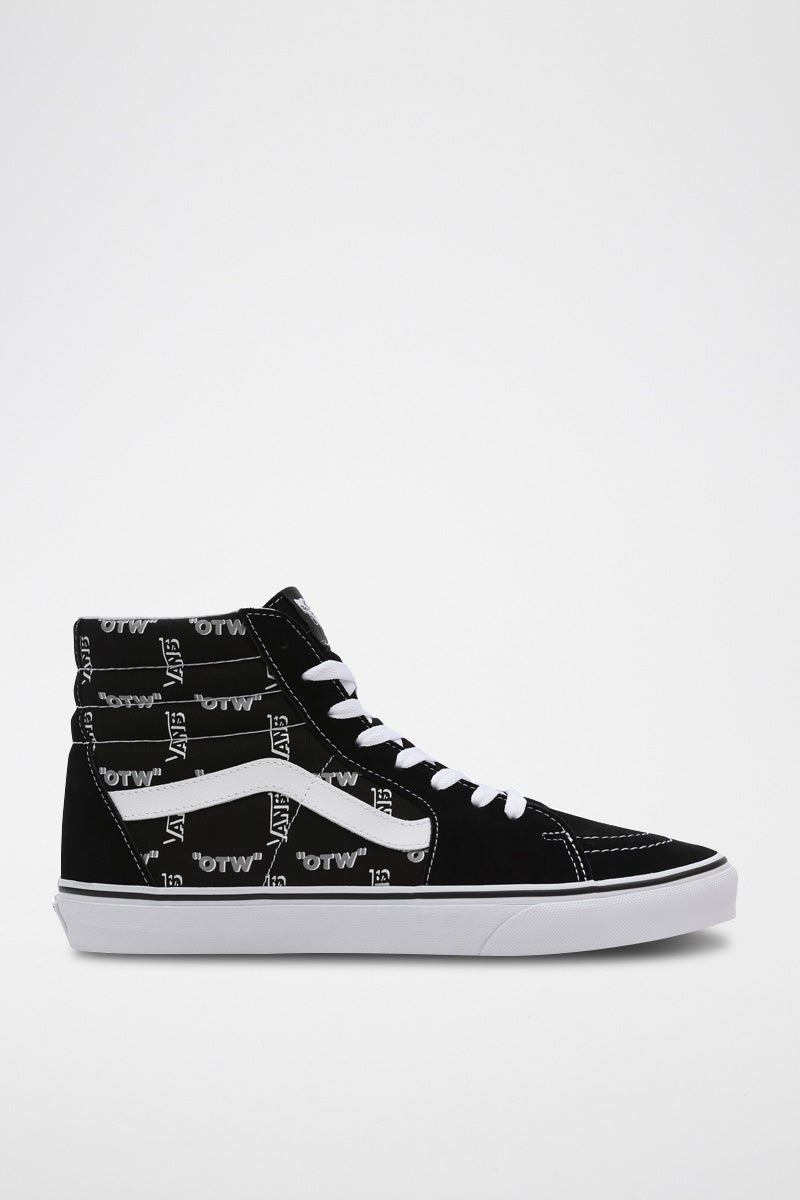 Baskets Montantes En Nubuck Sk8-Hi - Noir Et Blanc - Mixte - Vans* - The Bradery