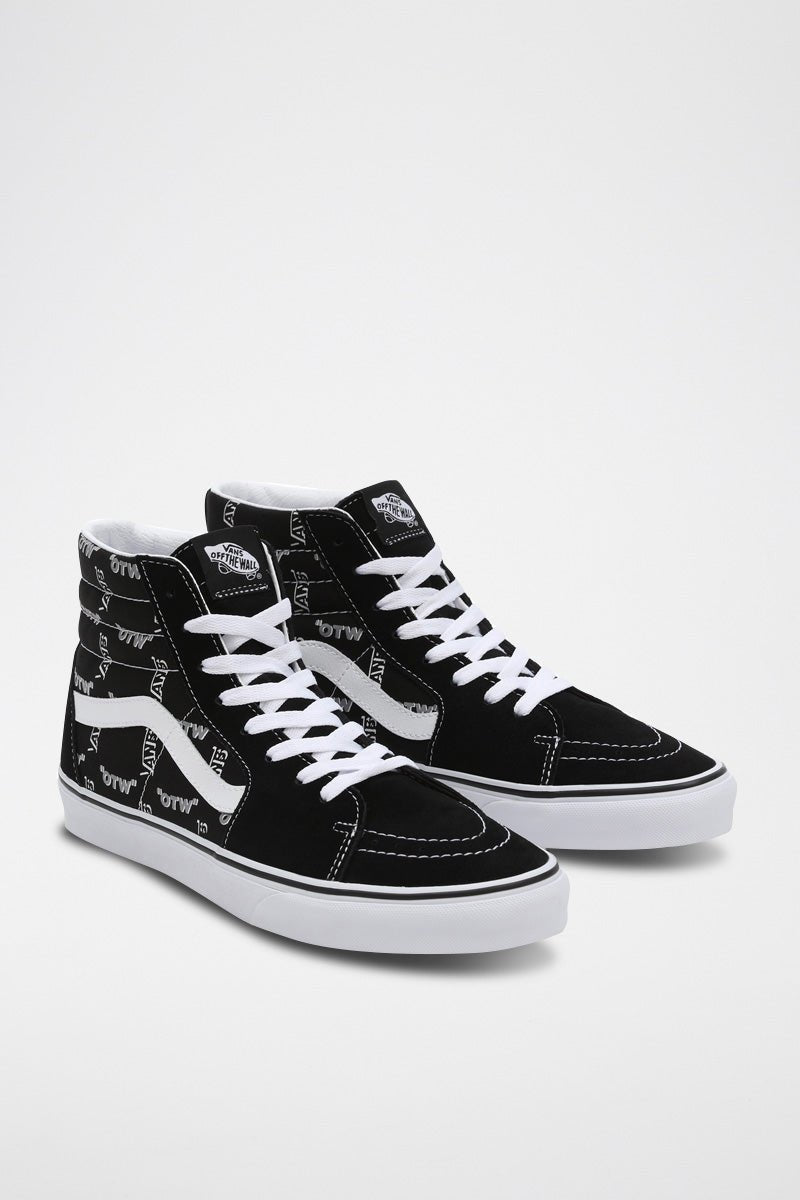 Blanc  VansSk8-Hi Nubuck Hi-Top Sneakers - Negro Y - Mixto - * - The Bradery