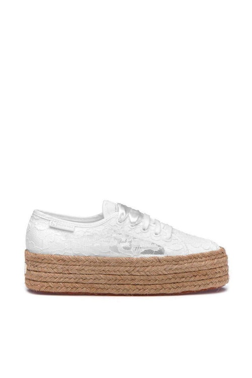 Blanc Newlace Rope Sneakers - / Marron - Superga - Superga1 - The Bradery