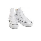 Zapatillas altas de cuero con plataforma - Blanco - Mixto - Converse - The Bradery