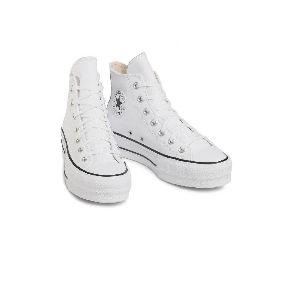 Zapatillas altas de cuero con plataforma - Blanco - Mixto - Converse - The Bradery