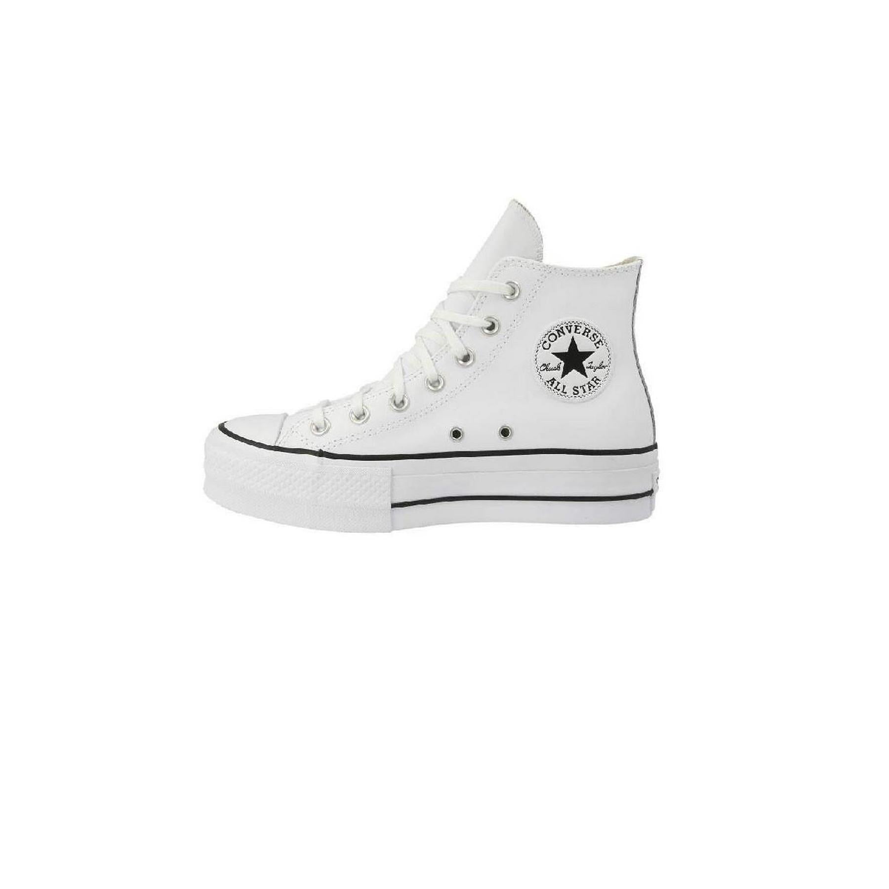 Zapatillas altas de cuero con plataforma - Blanco - Mixto - Converse - The Bradery