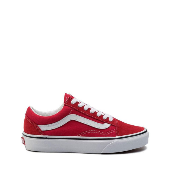 Vans Old Skool Trainers - Red - Unisex - Vans2 - The Bradery