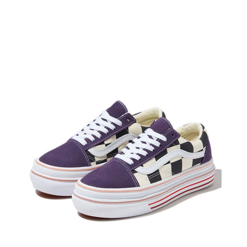 Vans Super Comfycush Old Skool Sneakers - Purple - Unisex - Vans 1 - The Bradery