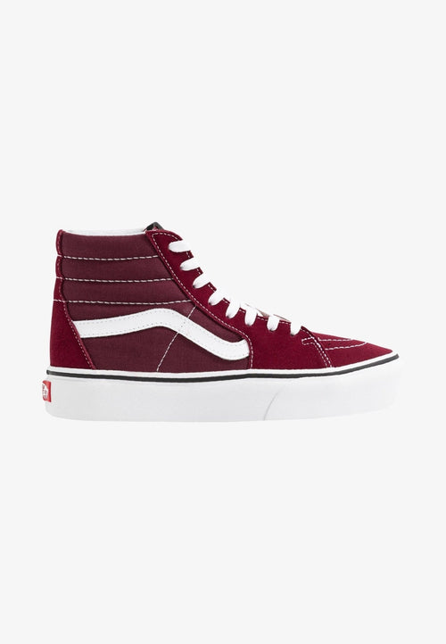 Baskets Vans Ua Sk8 Hi Plateform 2 - Bordeaux - Mixte - Vans1 - The Bradery