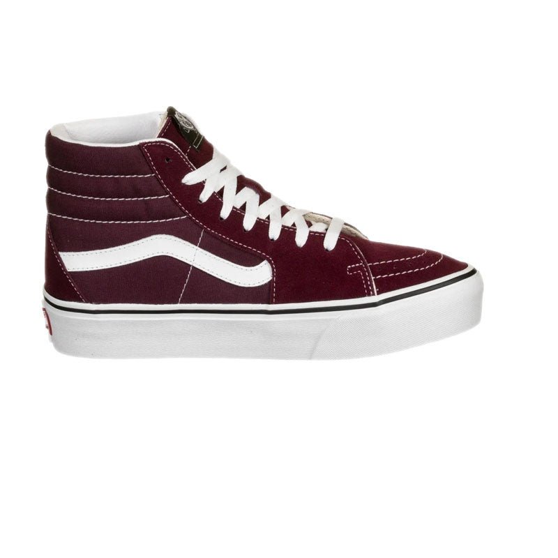 Baskets Vans Ua Sk8 Hi Plateform 2 - Bordeaux - Mixte - Vans1 - The Bradery