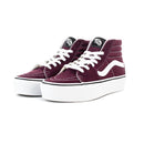 Baskets Vans Ua Sk8 Hi Plateform 2 - Bordeaux - Mixte - Vans1 - The Bradery