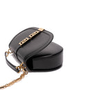 Versace Leather Greca Goddess Handle Bag - Black - Woman