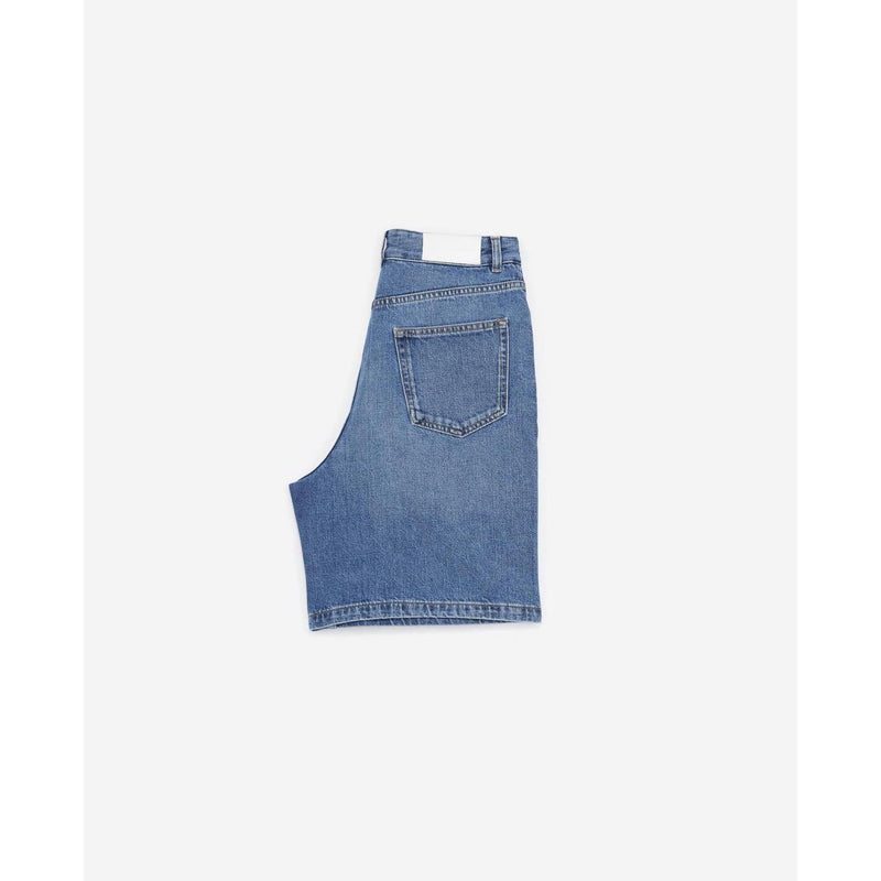 Bermuda En Jeans Bleu À Taille Haute - Femme - The Kooples - The Bradery