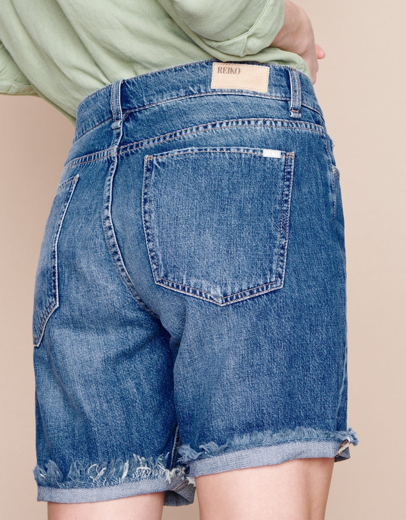 Bermuda Solane - Denim B-62 - Reiko - The Bradery