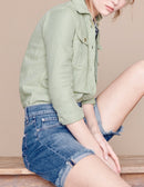 Bermuda Solane - Denim B-62 - Reiko - The Bradery