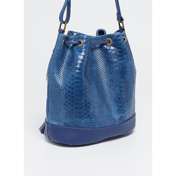 Besace Cerise - Bleu Jeans - Victor & Hugo - The Bradery