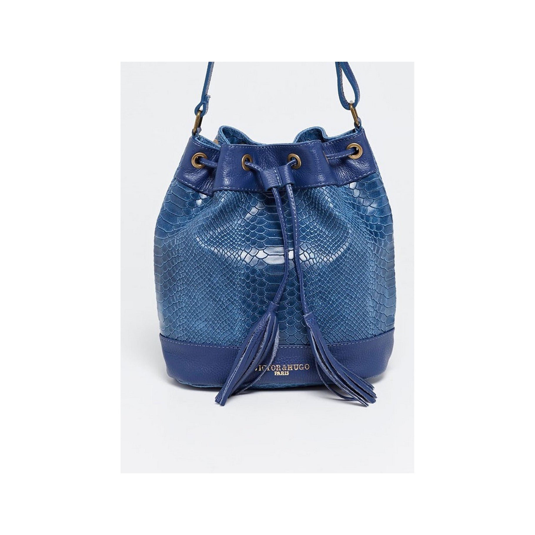 Bolso Messenger Cereza - Azul Jeans - Victor & Hugo -La Bradery