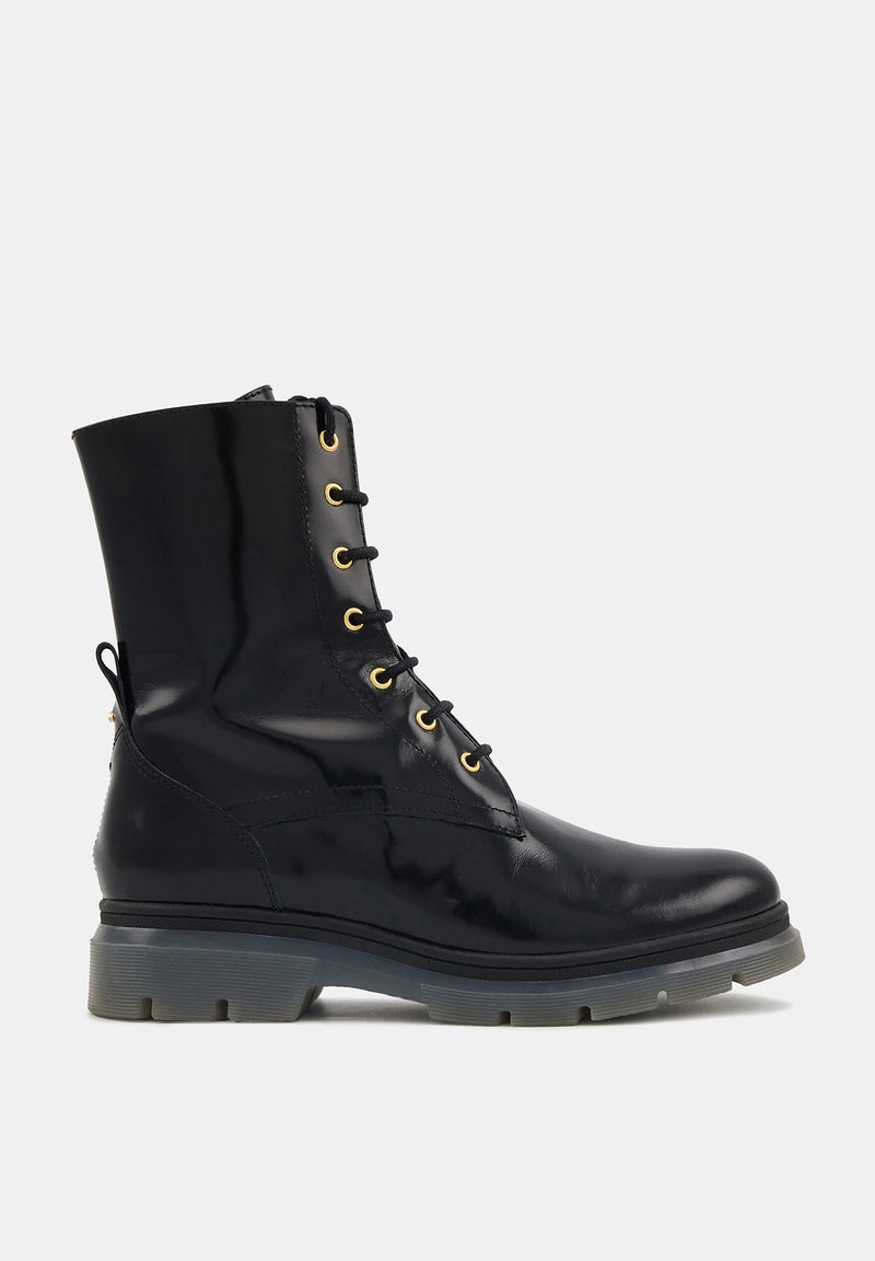 Beth - Cuir Glacé Noir - Bons Baisers - The Bradery