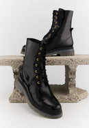 Beth - Cuir Glacé Noir - Bons Baisers - The Bradery