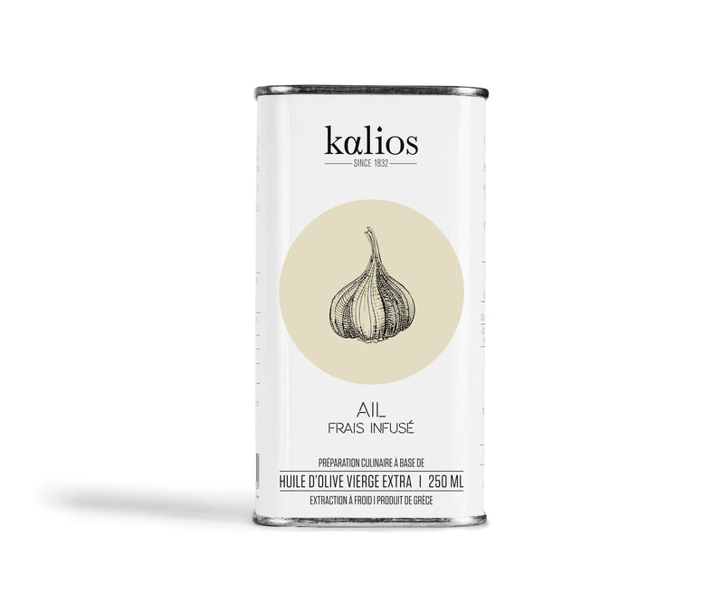 Bidon Huile D'Olive Infusée Ail Huiles Kalios2