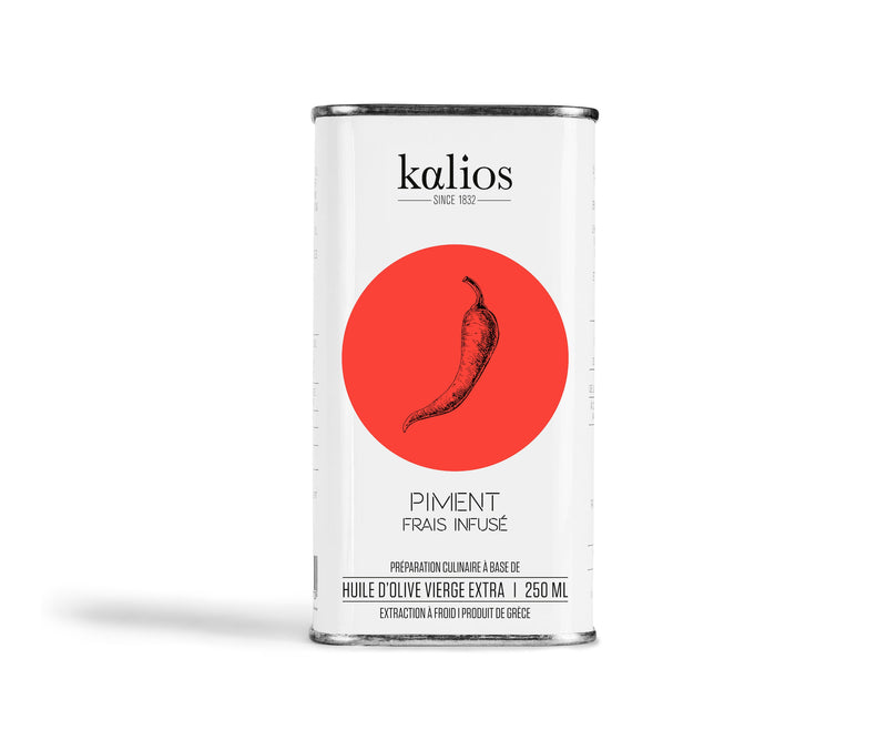 Bidon Huile D'Olive Infusée Piment Huiles Kalios2