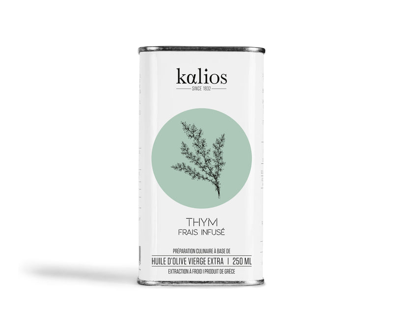 Bidon Huile D'Olive Infusée Thym Huiles Kalios2