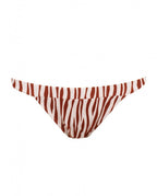 Bas De Bikini Zebra - Marron