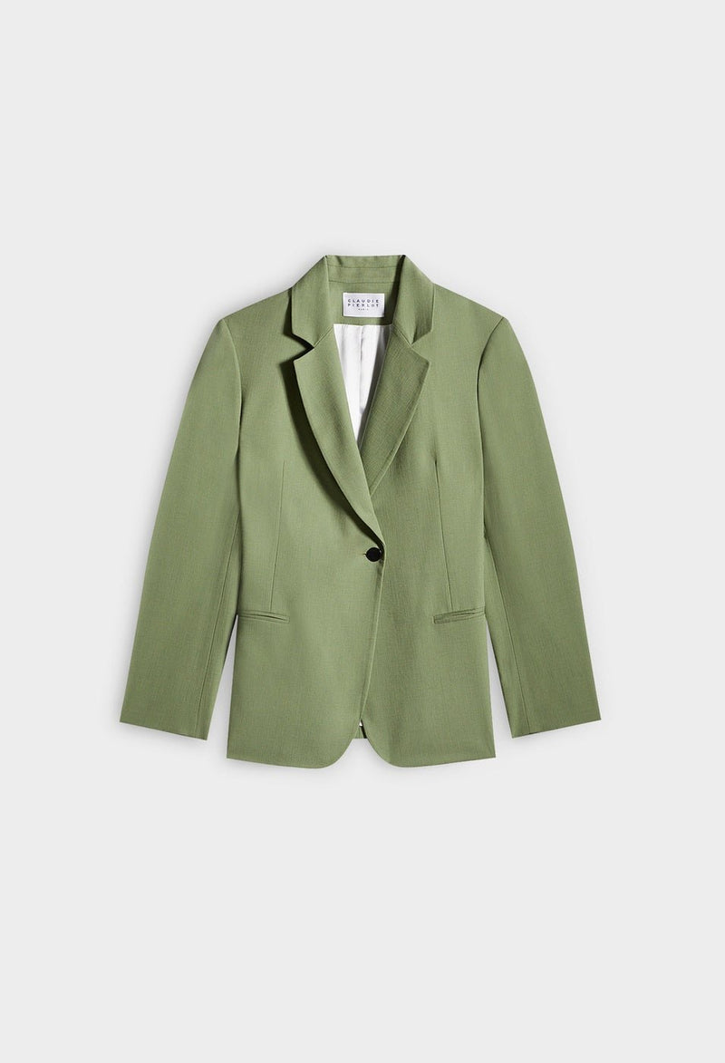 Claudie Pierlot Blazer Vaincre - Tilleul - - The Bradery