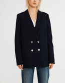 Claudie Pierlot Blazer Verlaine - Azul marino - - The Bradery