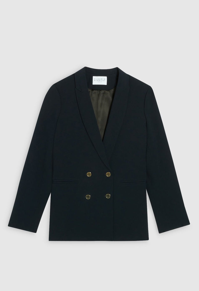 Claudie Pierlot Blazer Verlaine - Azul marino - - The Bradery