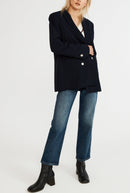 Claudie Pierlot Blazer Verlaine - Azul marino - - The Bradery