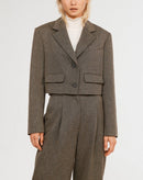 Violin Blazer - Brown - Claudie Pierlot - The Bradery